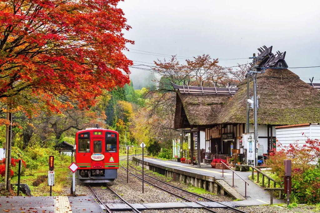 Fukushima - Ouchi-juku - Aizu Tetsudo