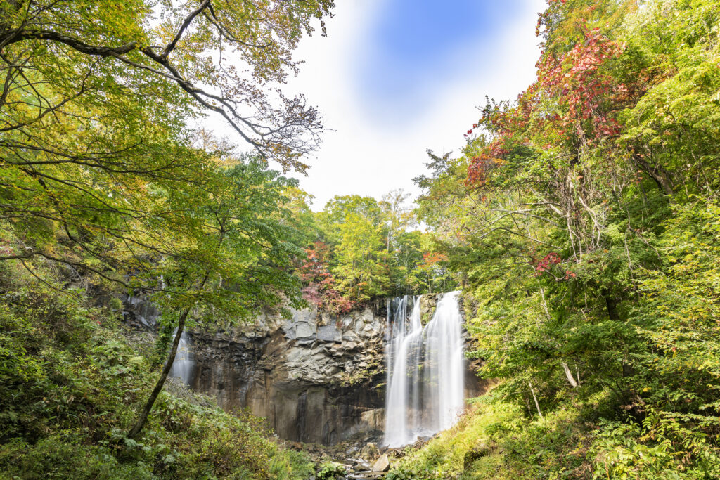 Hokkaido - Takino Suzuran Hillside Park - Water Fall